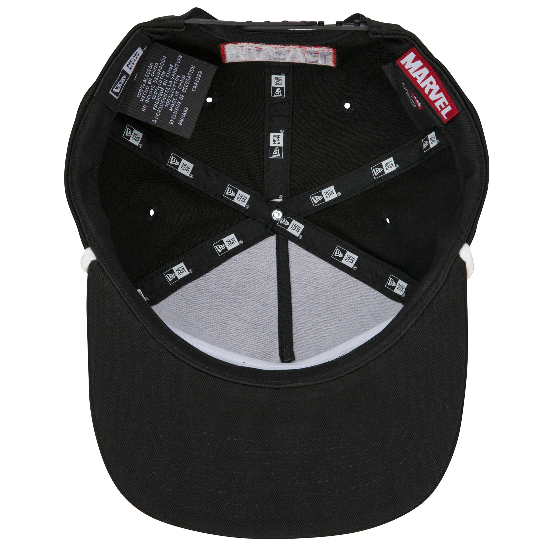 Punisher Logo Monochrome Colorway New Era Adjustable Golfer Rope Hat